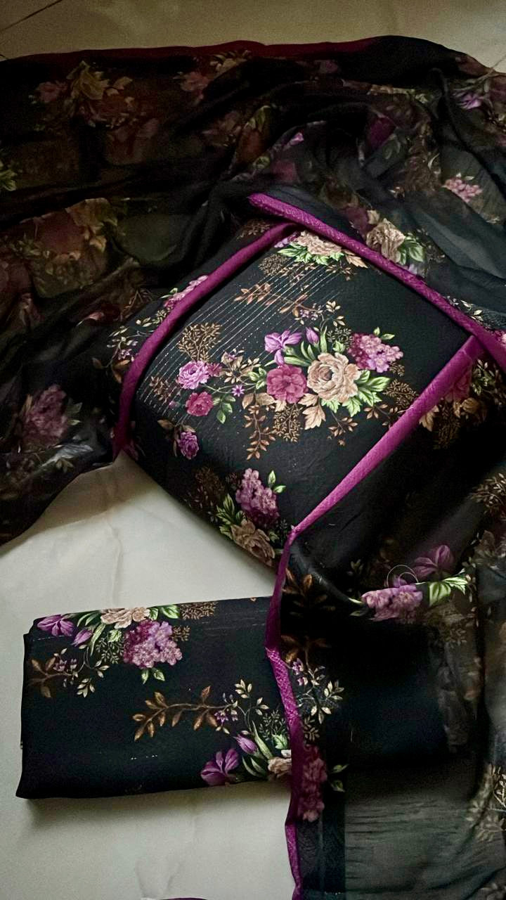 Digital Printed Jacquard 3pc