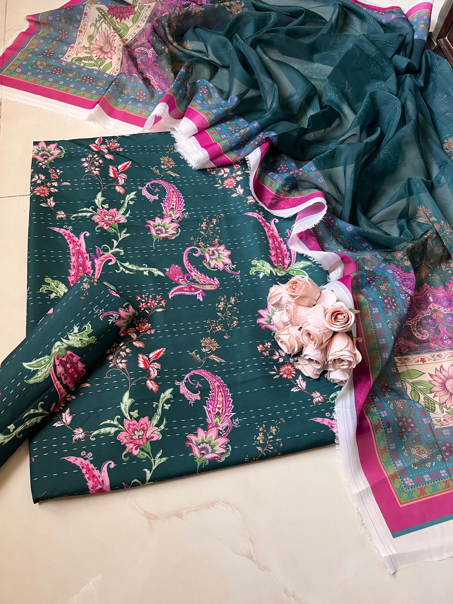 Digital Printed Jacquard 3pc