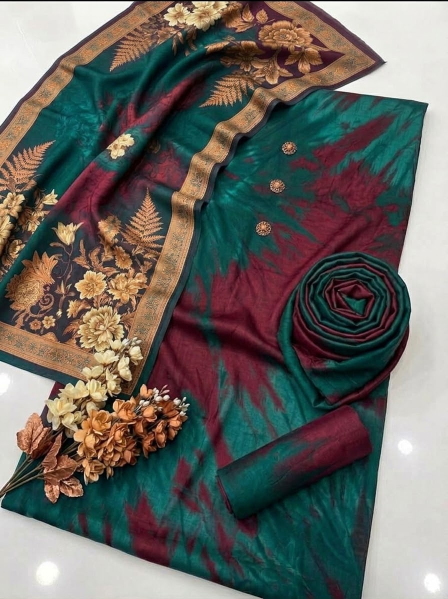 Digital Printed Silk 3pc