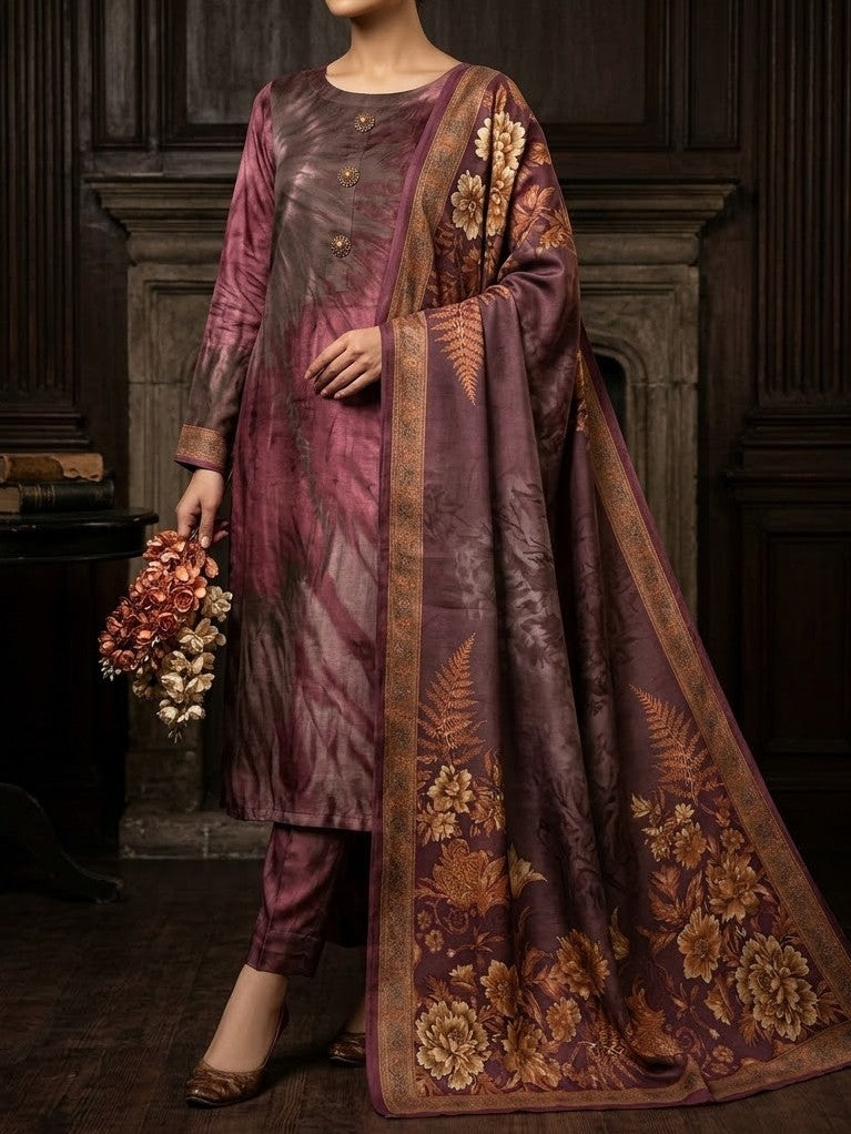 Digital Printed Silk 3pc