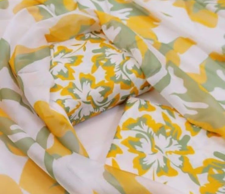 Digital Printed Swiss Lawn 3pc
