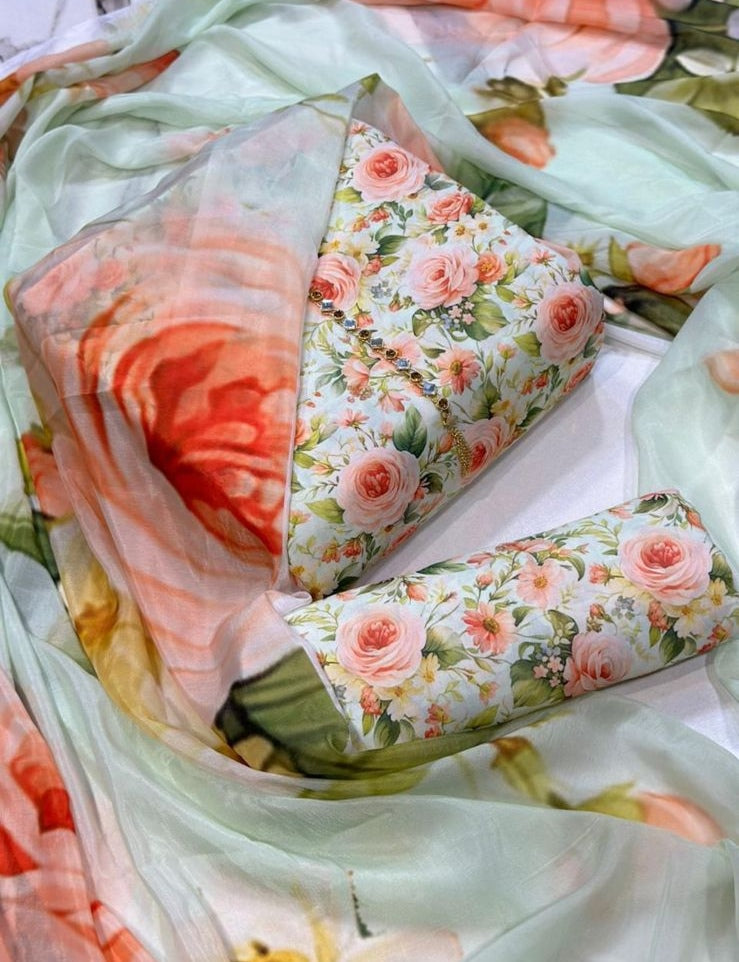 Digital Printed Swiss Lawn 3pc