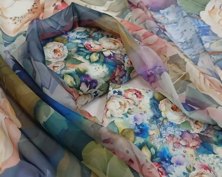 Digital Printed Swiss Lawn 3pc