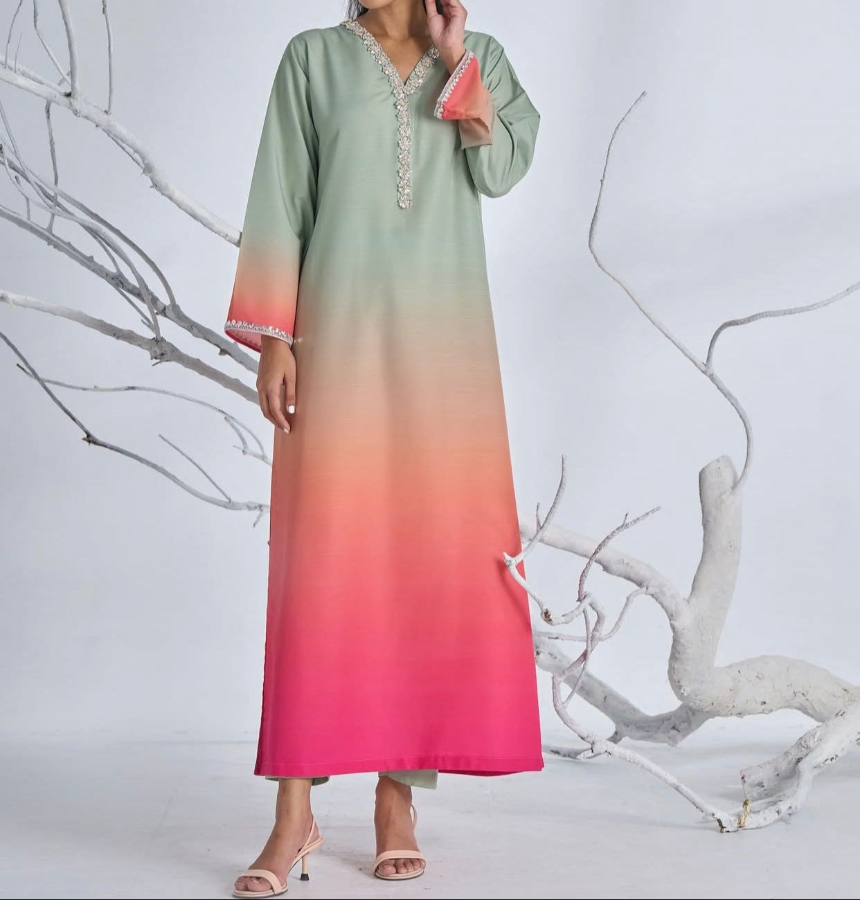 Digital Printed Silk 3pc