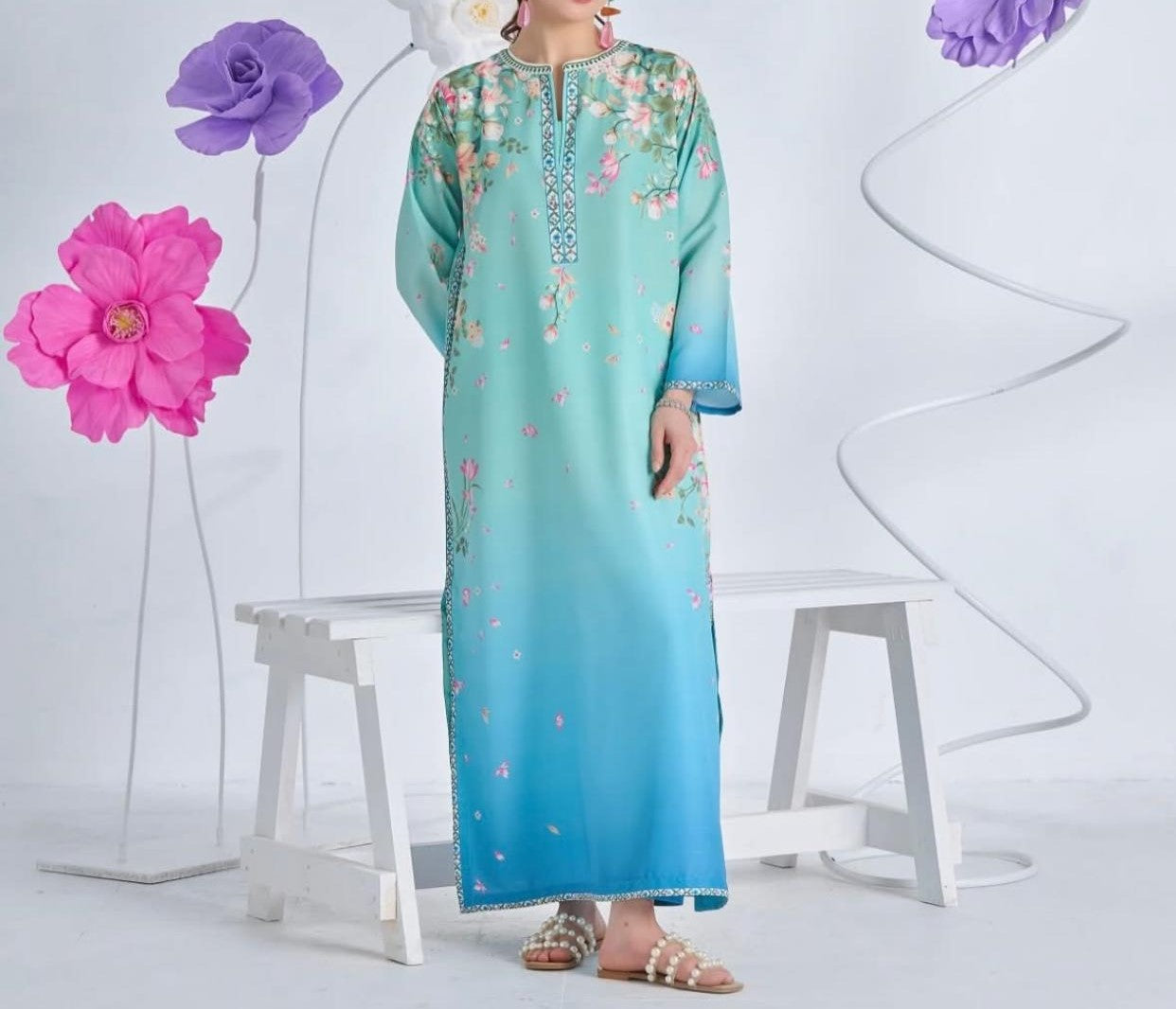 Digital Printed Silk 3pc