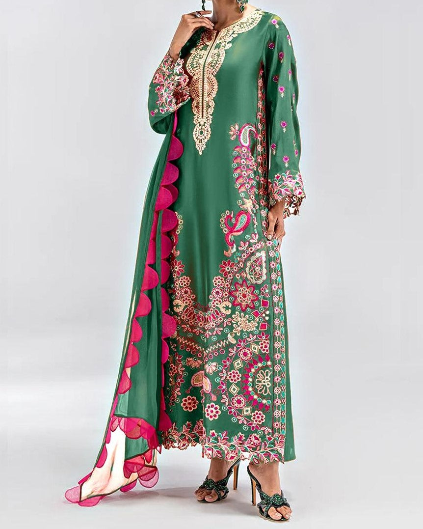 Digital Printed Silk 3pc