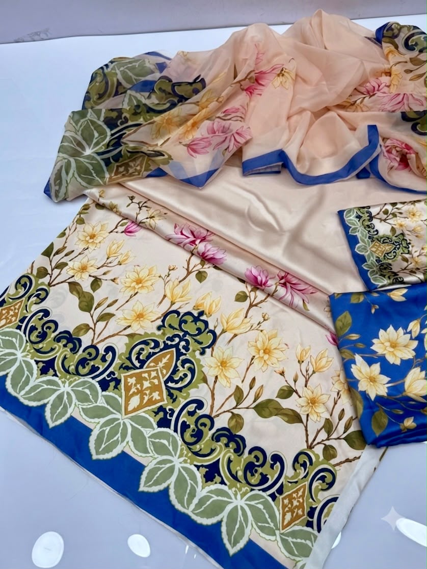 Digital Printed Silk 3pc