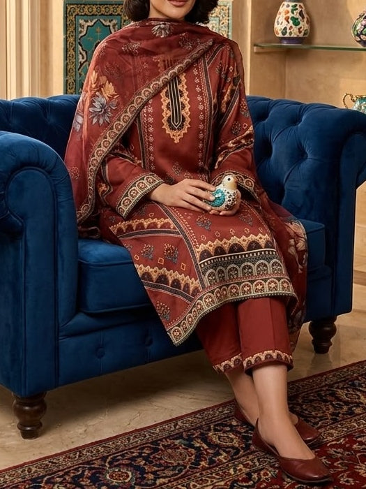 Digital Printed Silk 3pc