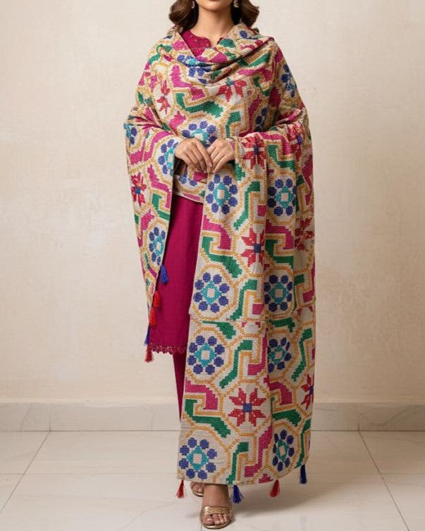 Fabricity Signature Luxury Winter Khaddar Shawl