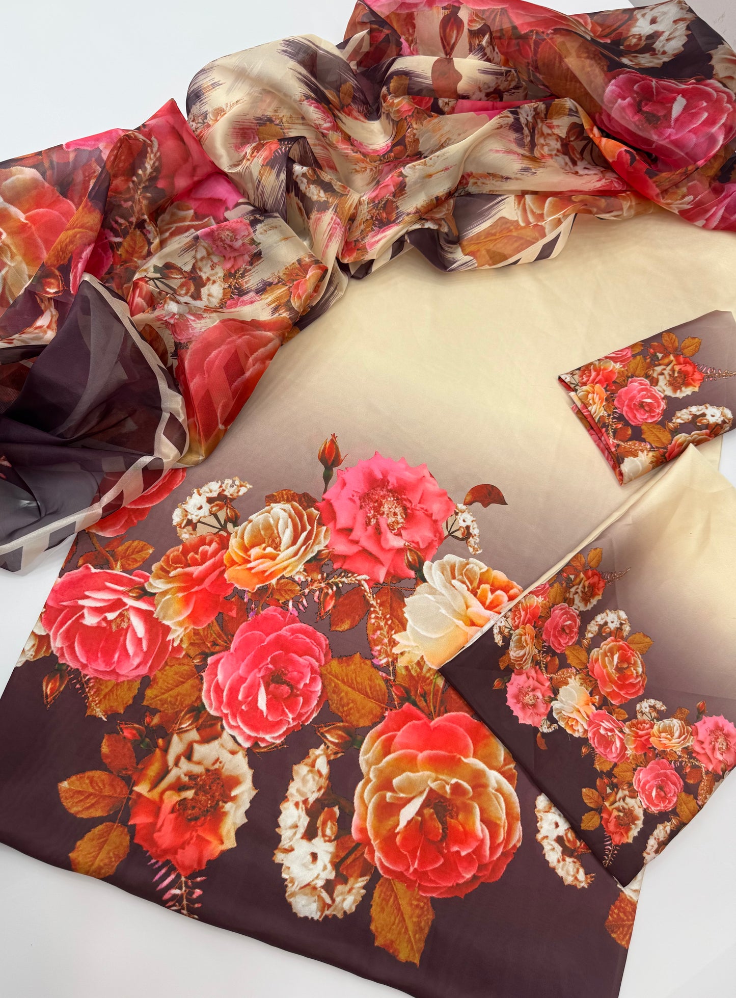 Digital Printed Silk 3pc