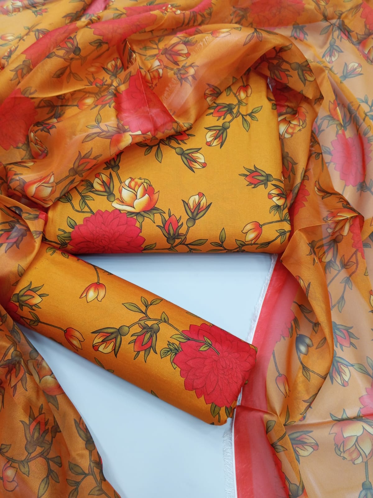 Digital Printed Swiss Lawn 3pc
