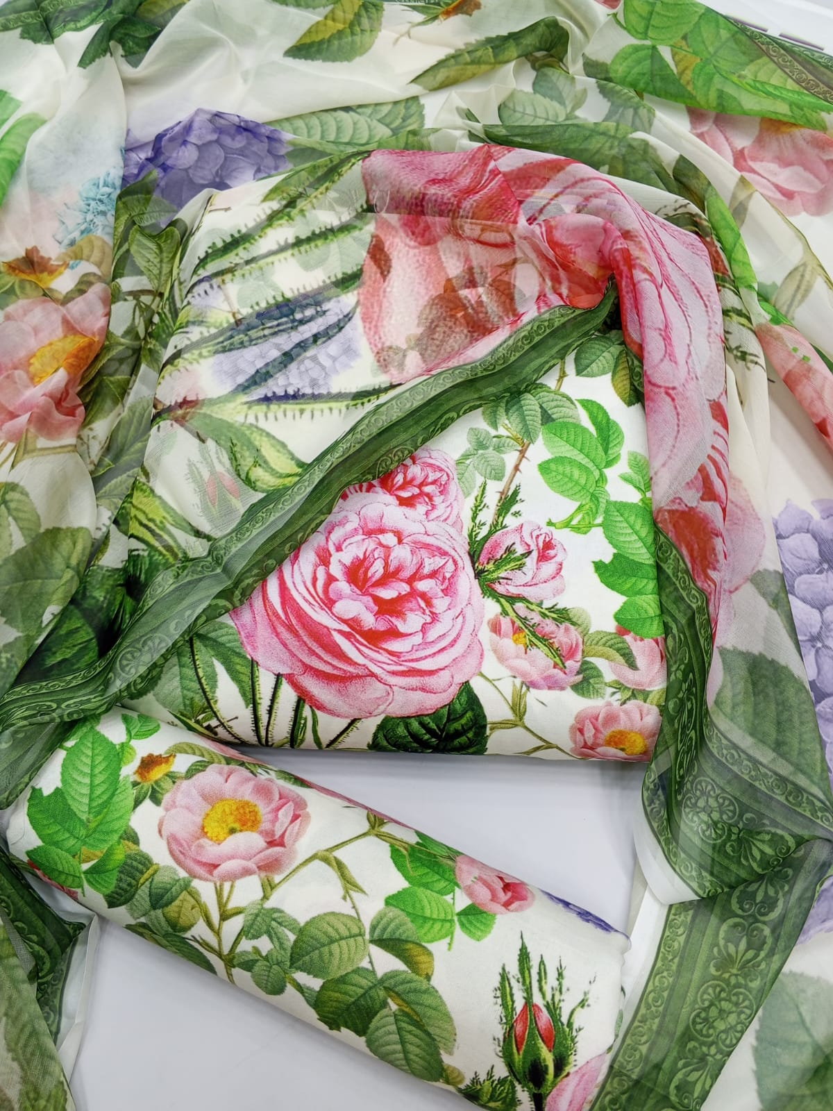 Digital Printed Swiss Lawn 3pc