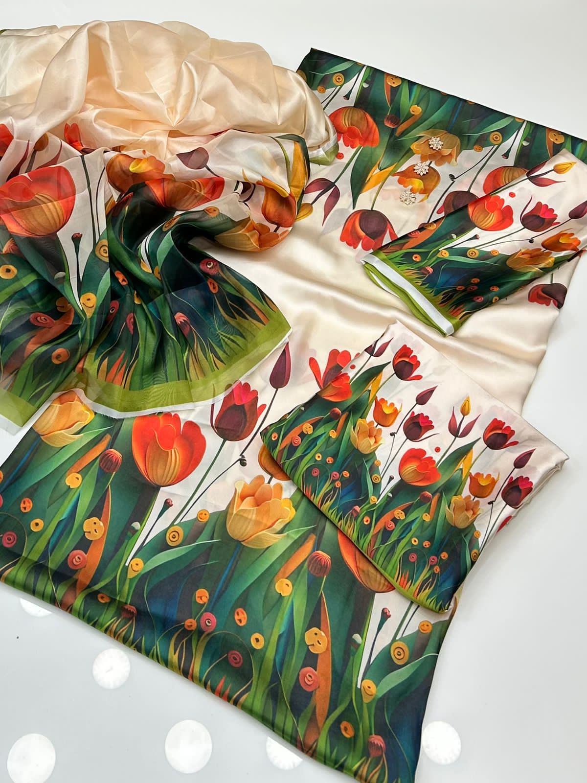Digital Printed Silk 3pc