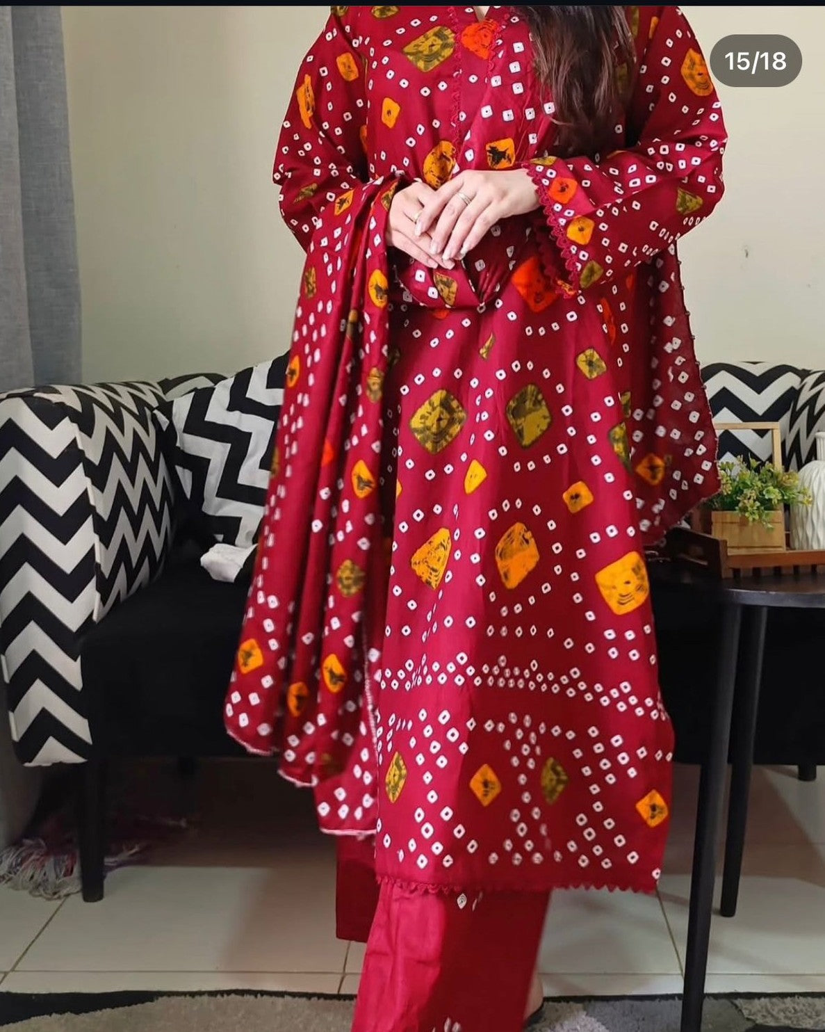 Digital Printed Swiss Lawn 3pc