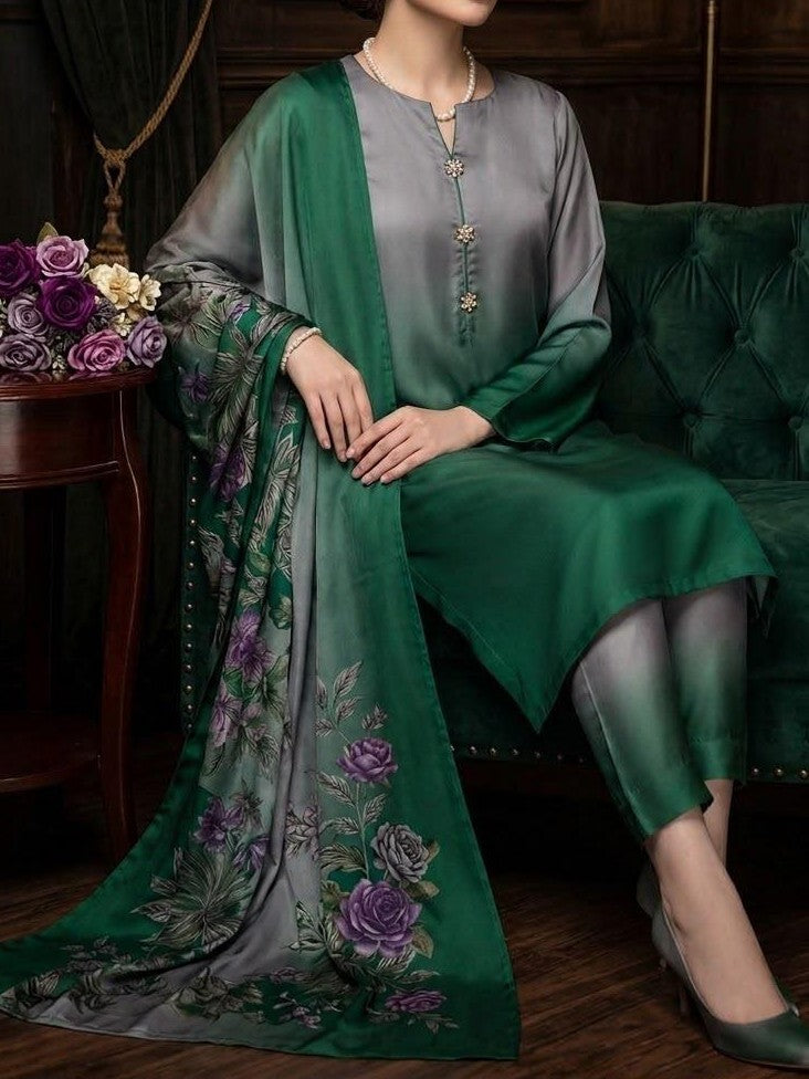 Digital Printed Silk 3pc