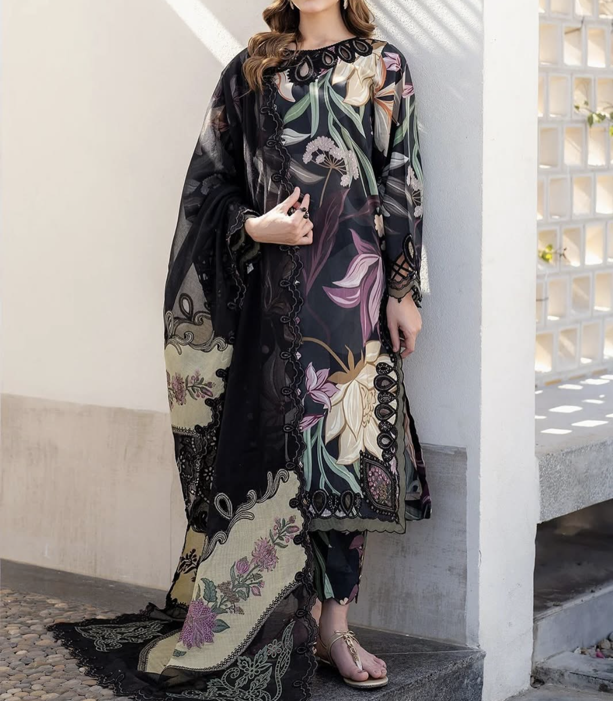 Digital Printed Silk 3pc