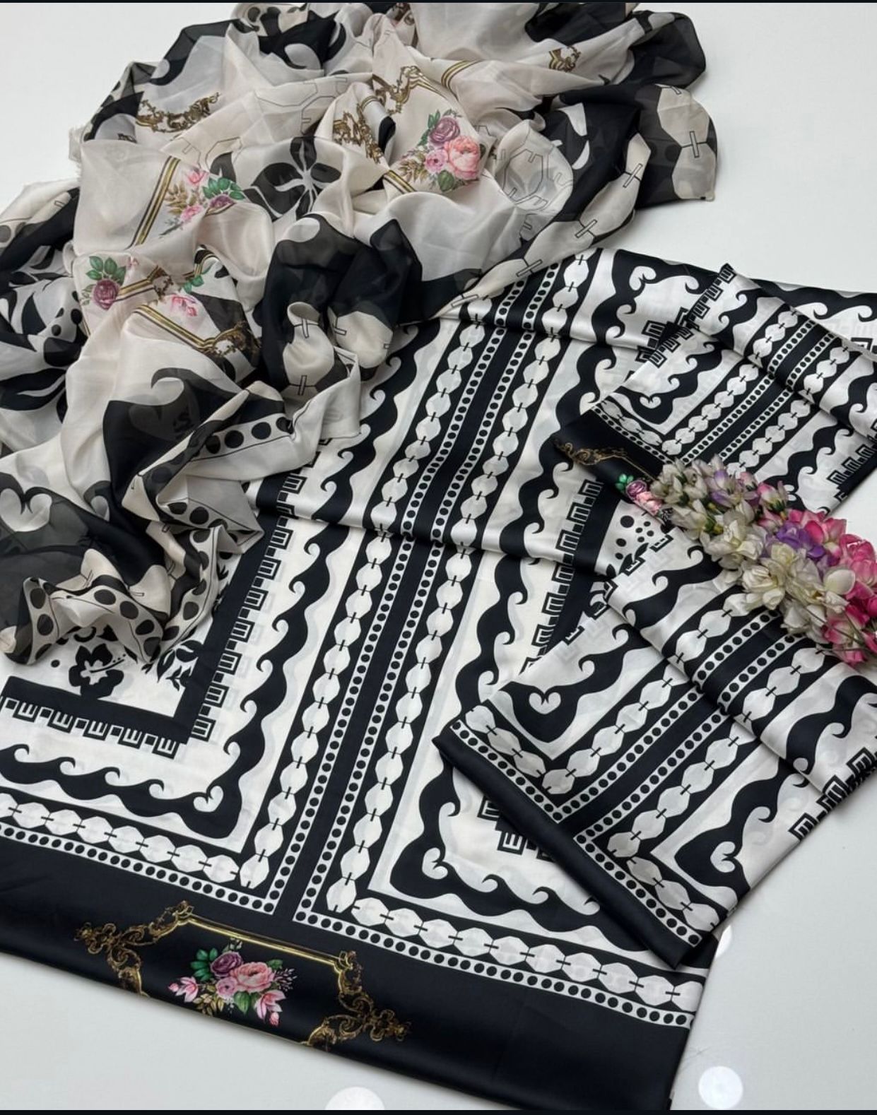 Digital Printed Silk 3pc