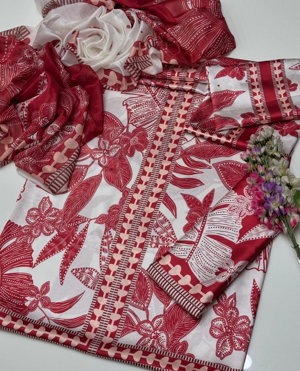 Digital Printed Silk 3pc