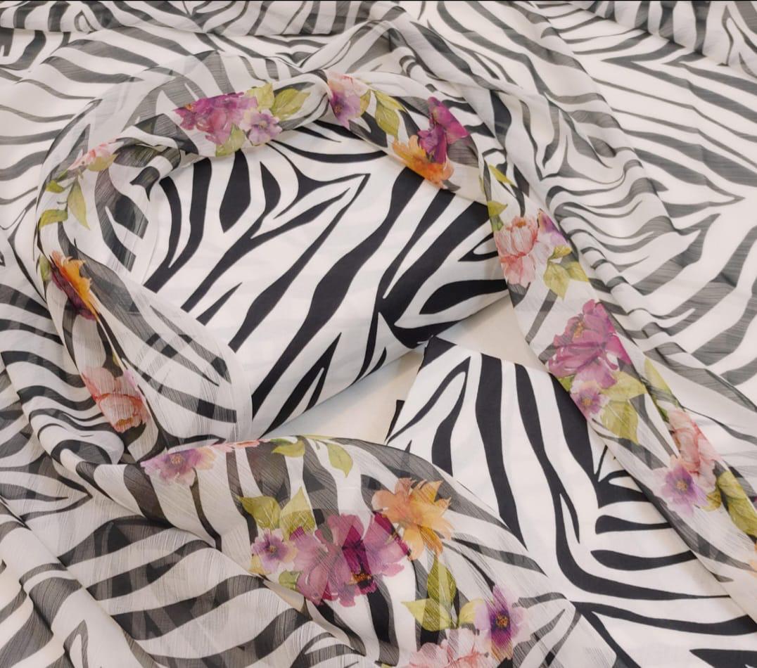 Digital Printed Swiss Lawn 3pc