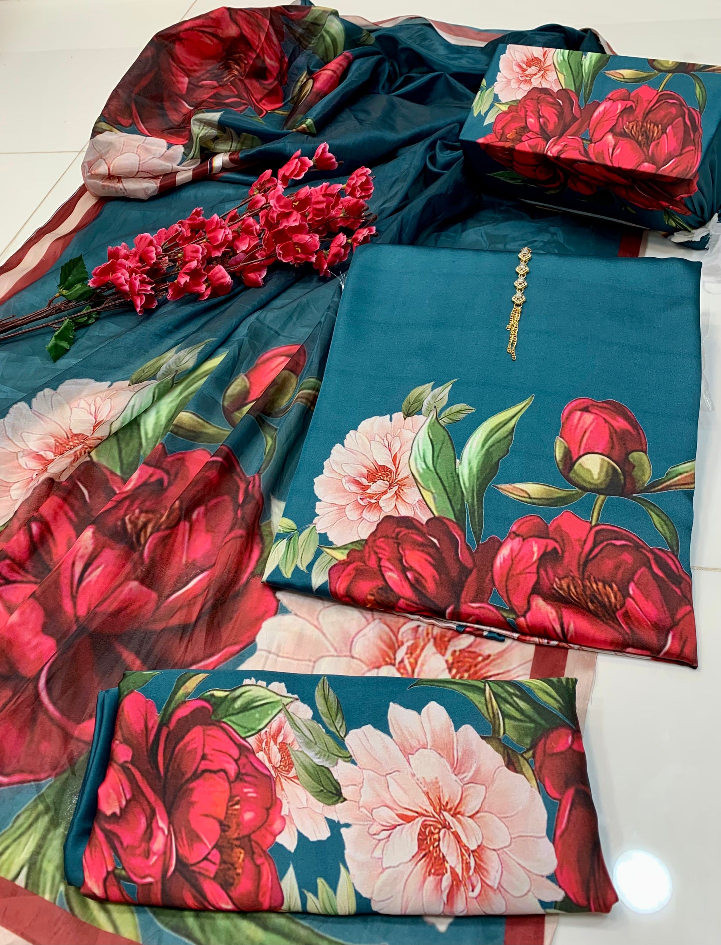 Digital Printed Silk 3pc