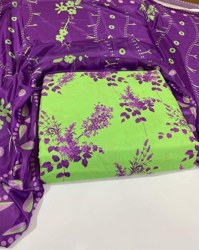 Digital Printed Swiss Lawn 3pc