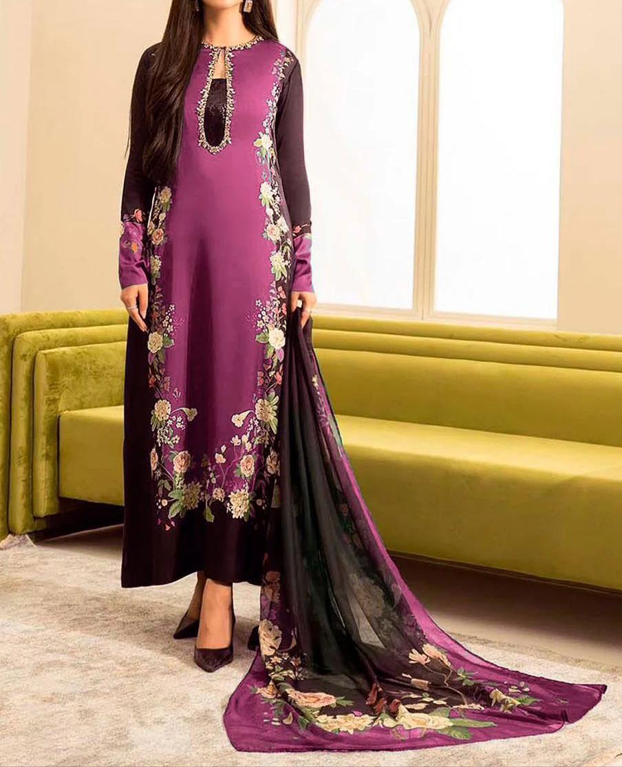 Digital Printed Silk 3pc