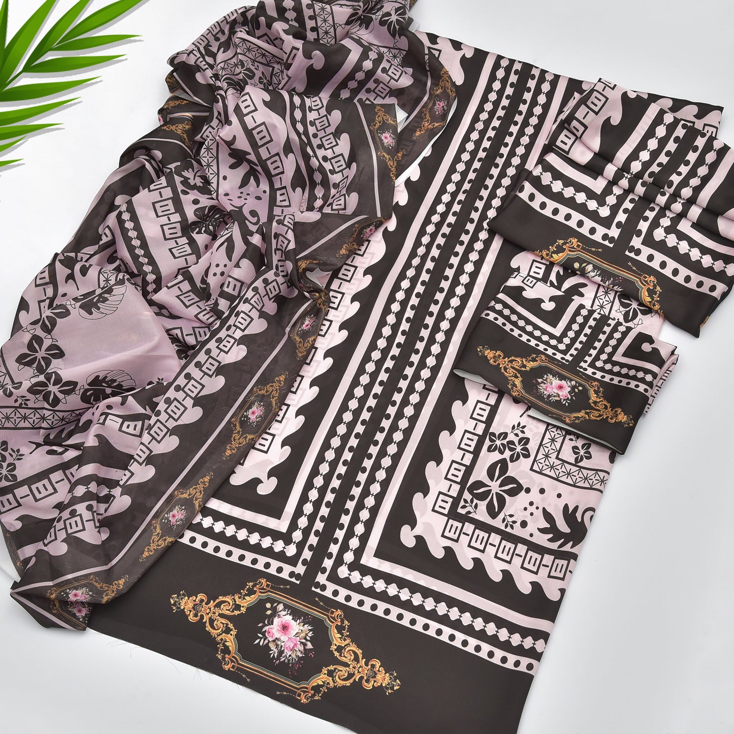 Digital Printed Silk 3pc