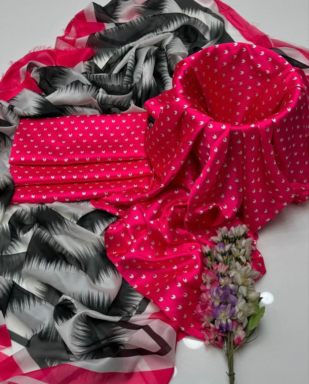 Digital Printed Silk 3pc