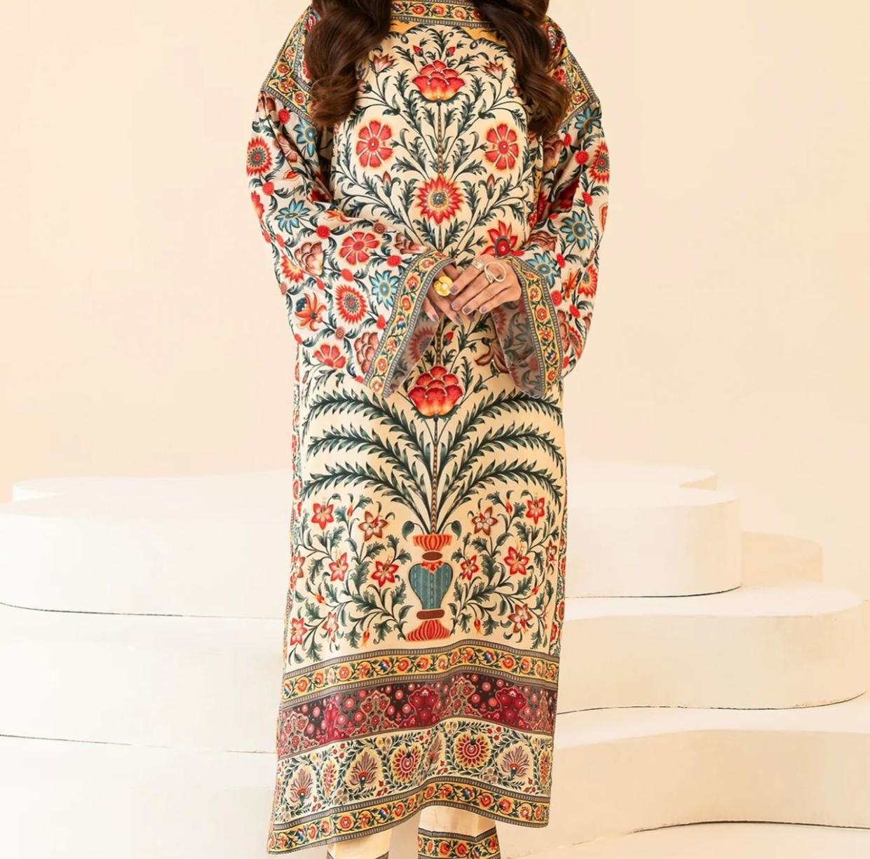 Digital Printed Silk 3pc