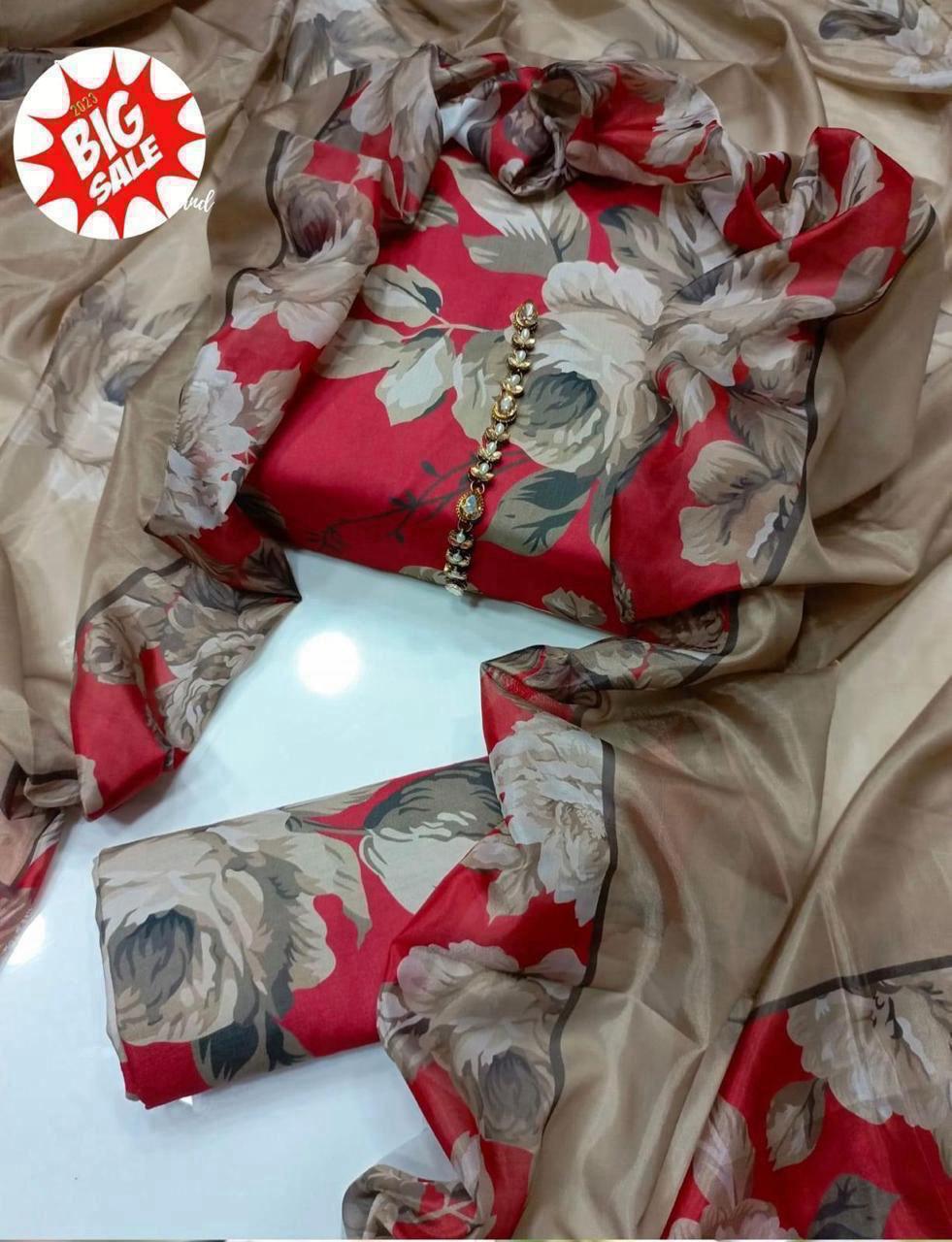 Digital Printed Swiss Lawn 3pc