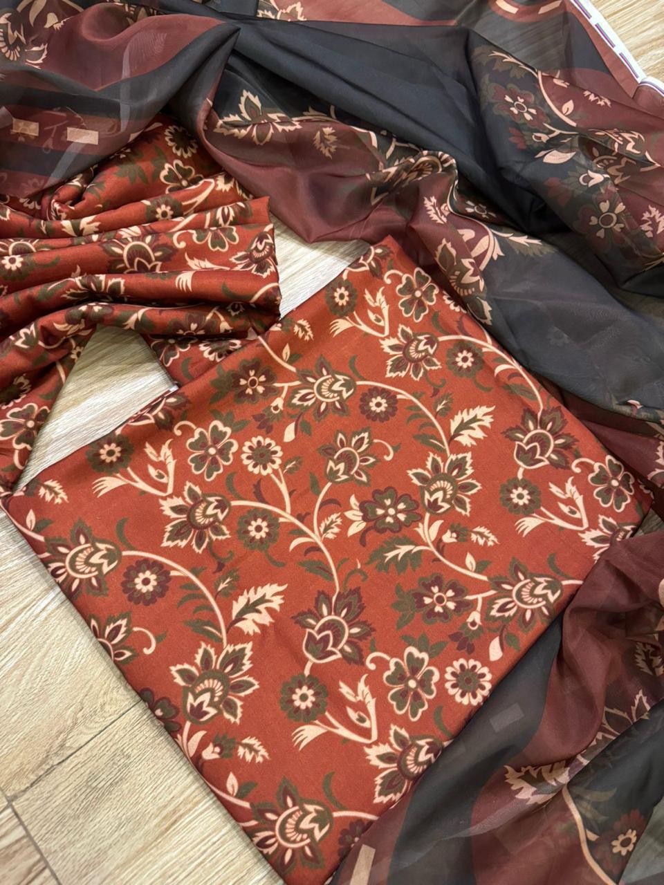 Digital Printed Swiss Lawn 3pc