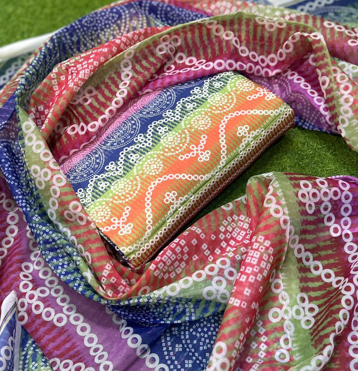 Digital Printed Swiss Lawn 3pc