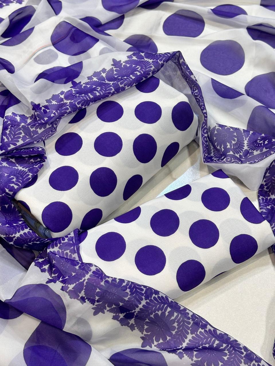 Digital Printed Swiss Lawn 3pc