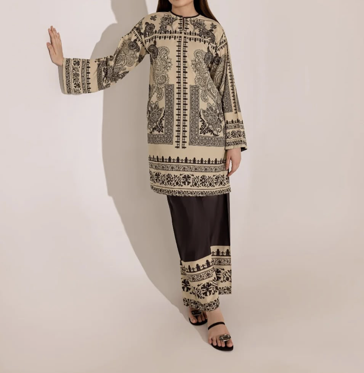 Digital Printed Silk 3pc