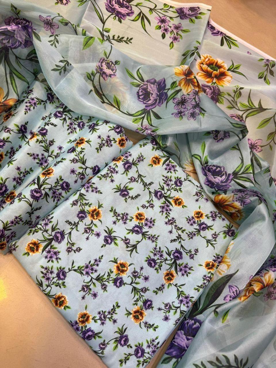 Digital Printed Swiss Lawn 3pc