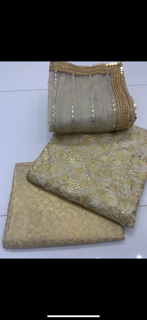 Banarsi Embroidered 3pc Dress