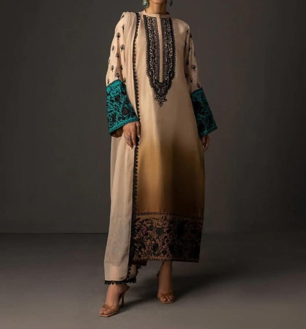 Digital Printed Silk 3pc