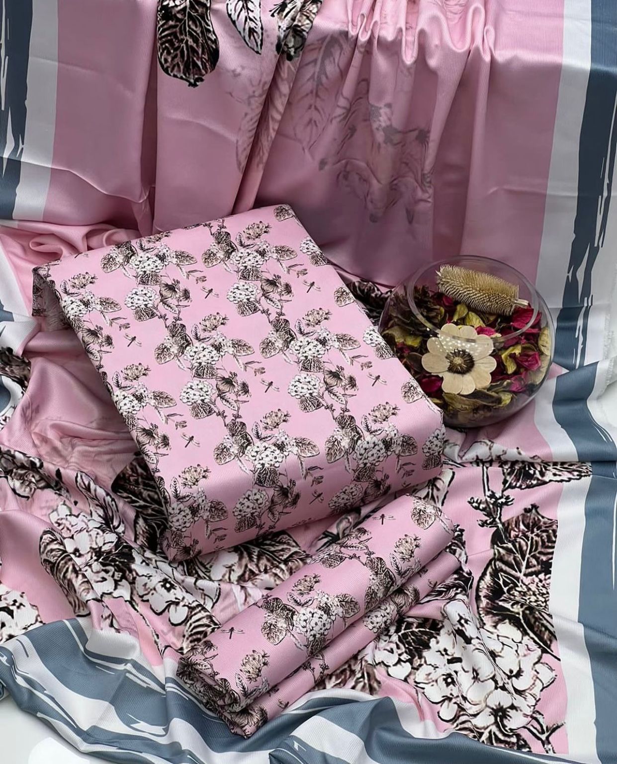 Digital Printed Silk 3pc