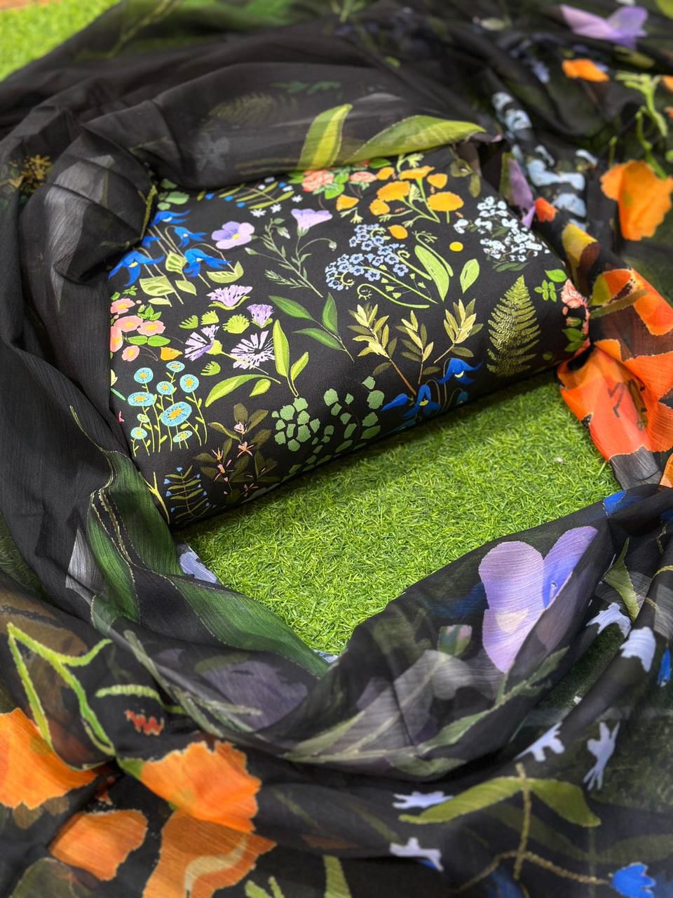 Digital Printed Swiss Lawn 3pc