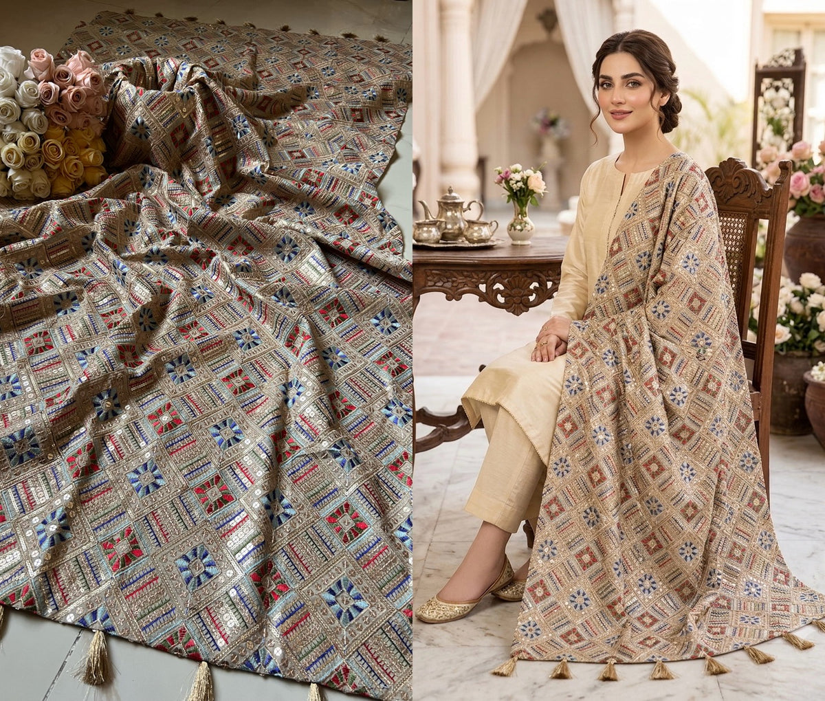 Fabricity Signature Luxury Winter Khaddar Shawl