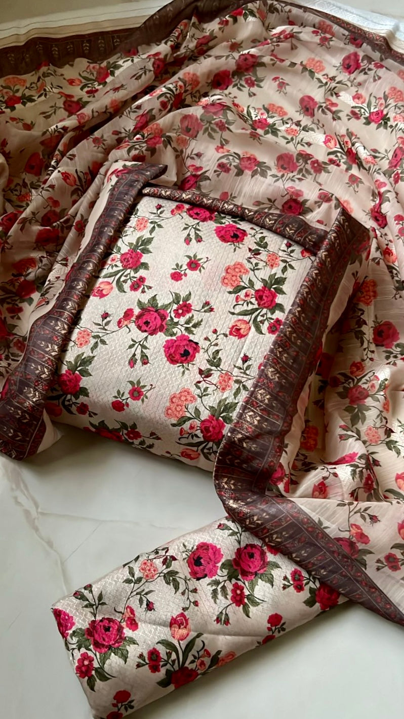 Digital Printed Jacquard 3pc