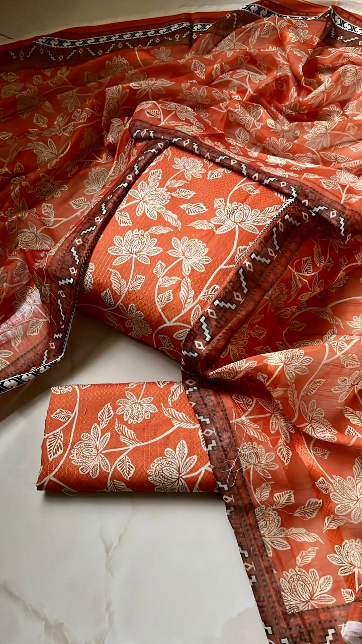 Digital Printed Jacquard 3pc