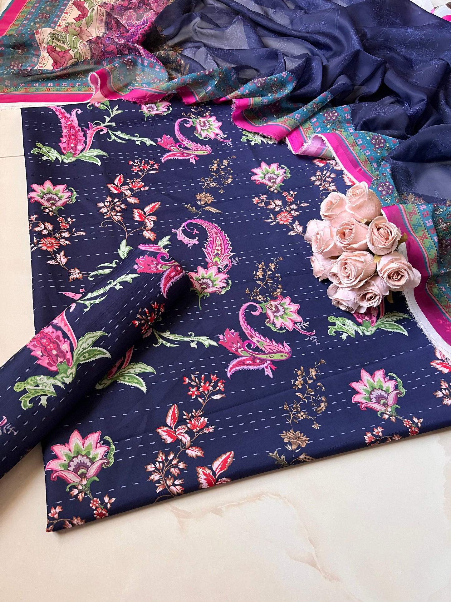 Digital Printed Jacquard 3pc