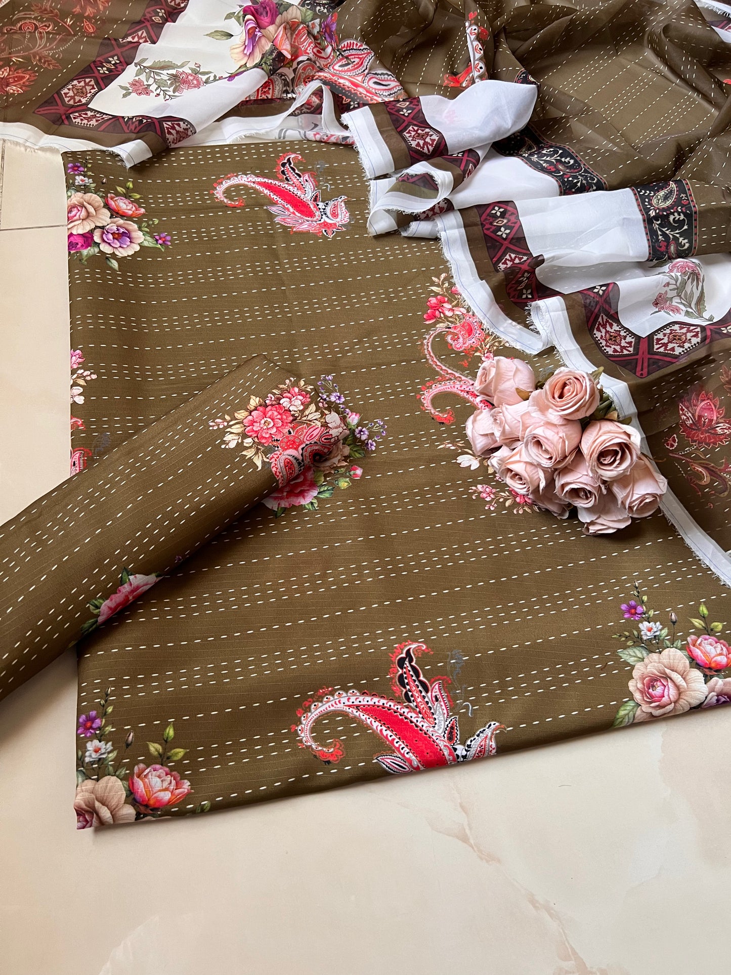 Digital Printed Jacquard 3pc