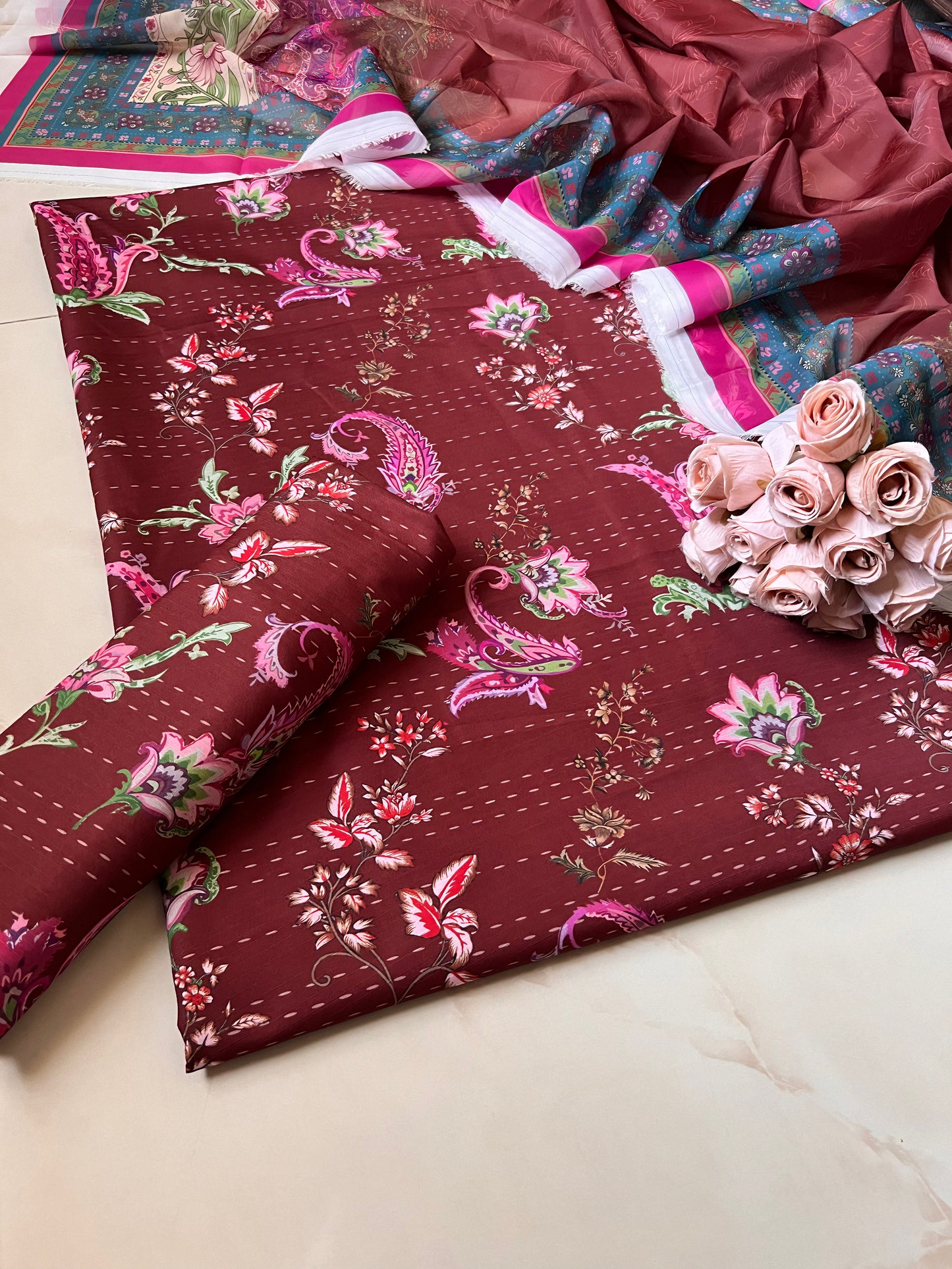 Digital Printed Jacquard 3pc