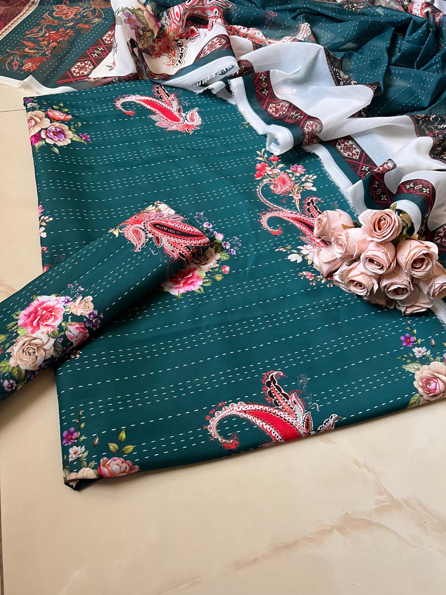 Digital Printed Jacquard 3pc