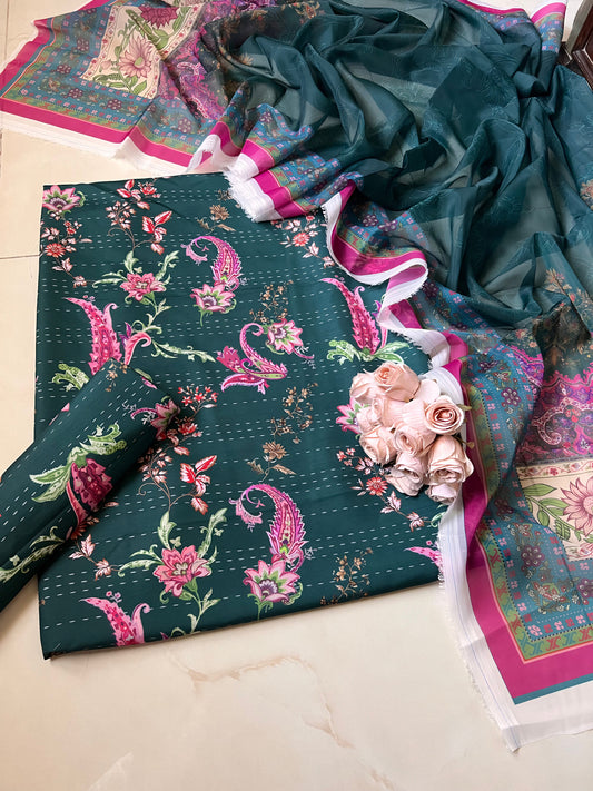 Digital Printed Jacquard 3pc