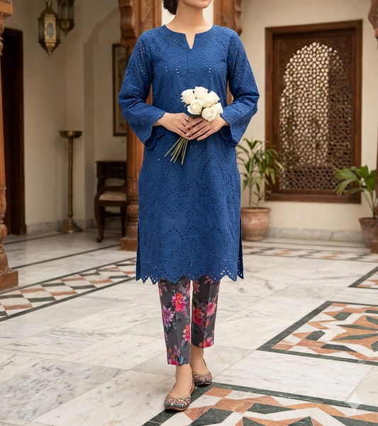 Chikankari Lawn 2pc Dress