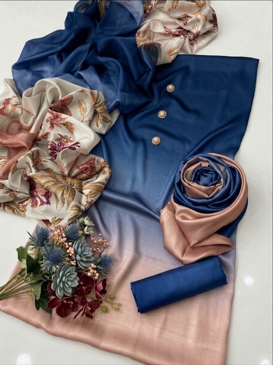 Digital Printed Silk 3pc