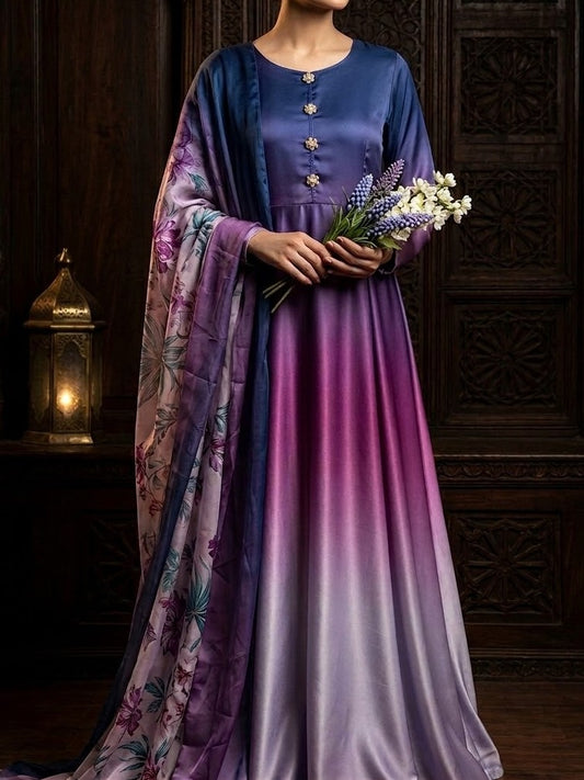 Digital Printed Silk 3pc